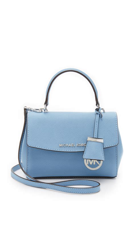 michael kors ava mini crossbody blue|Michael Kors Mini Ava Crossbody .